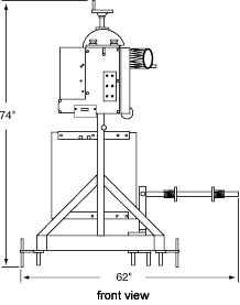 PPS-250 Packet Placing System Footprint Front